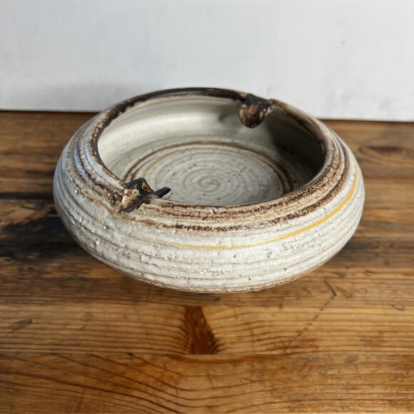 VTG Bitossi Italy Ashtray Aldo Londi Rosenthal Netter Ceramic Cigar Tobacco MCM - Picture 2 of 6